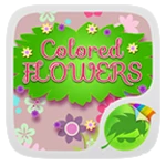 Logo of Colored Flowers Keyboard android Application 